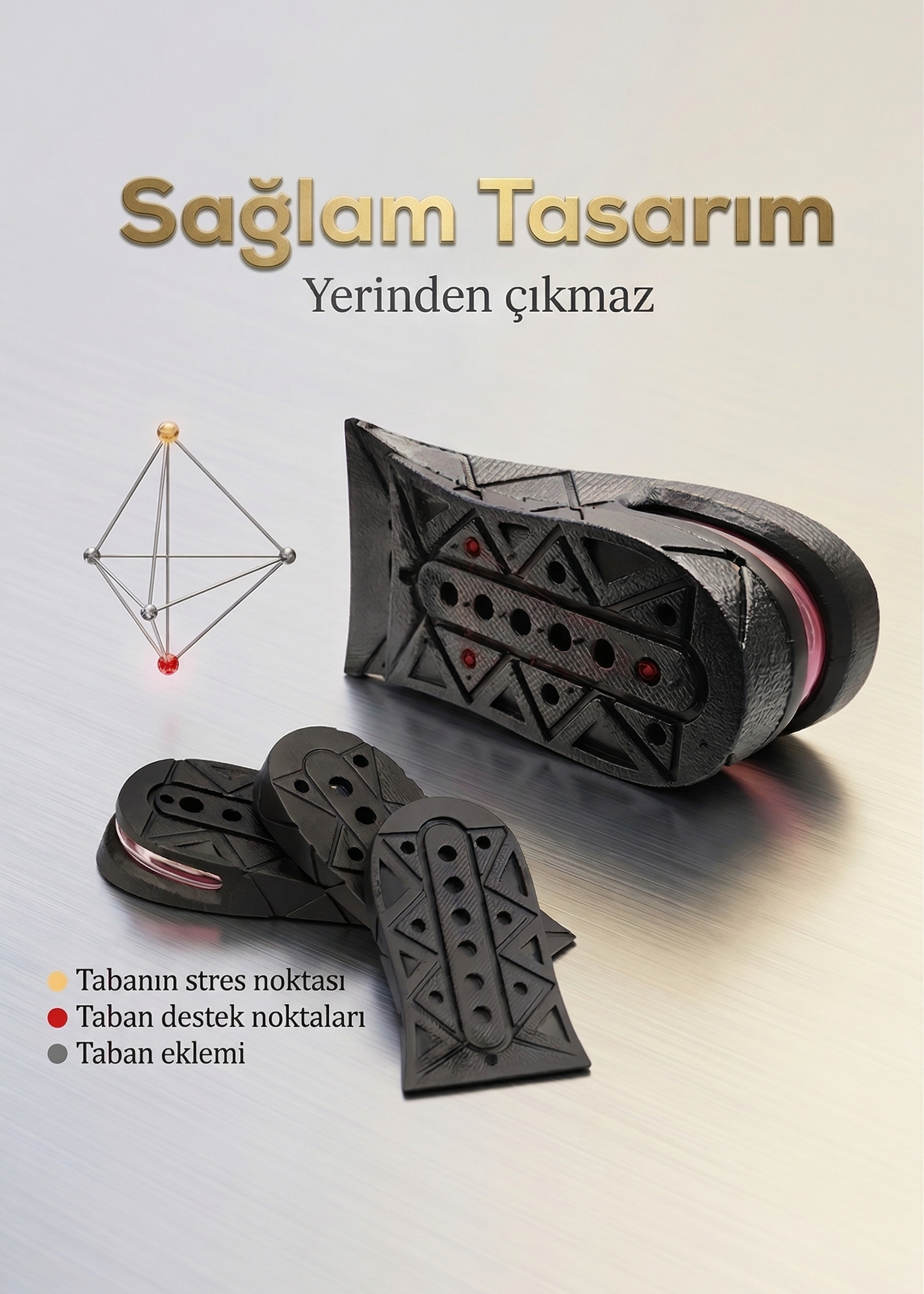 Upstep™ 5CM BOY UZATAN TABANLIK (ÇİFT)